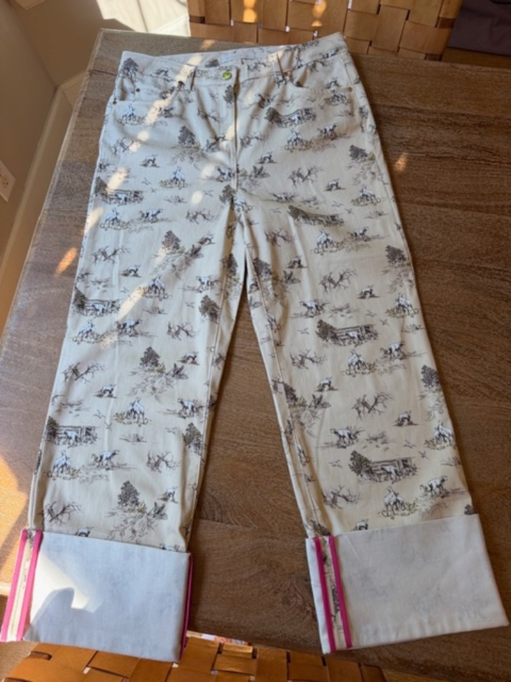 NWT TOILE PANTS BY ETCTERA